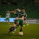 Action from the League of Ireland game between Shamrock Rovers and Dundalk in Tallahht Stadium