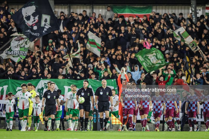 Cork City and Drogheda United ahead of kick-off at Turners Cross